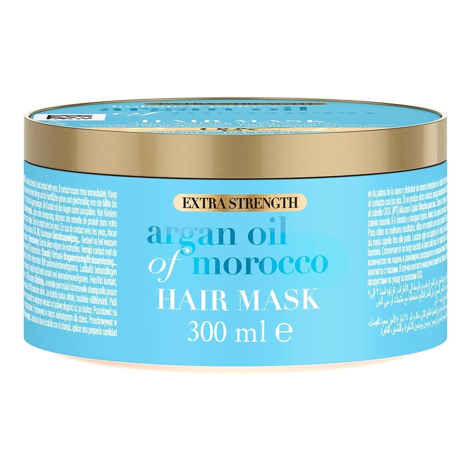 OGX Extra Strength Hydrate & Revive + Argan Oil of Maroko Hair Mask (300ml), luksusowa maska do włosów z bogatym olejem arganowym i proteinami jedwabiu Naty Shop Hair Mask Ogx Argan Oil Of Maroko Maska do włosów