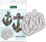 Katy Sue, Formy silikonowe do dekoracji Nautic - Ancore Bucatarie Naty Shop