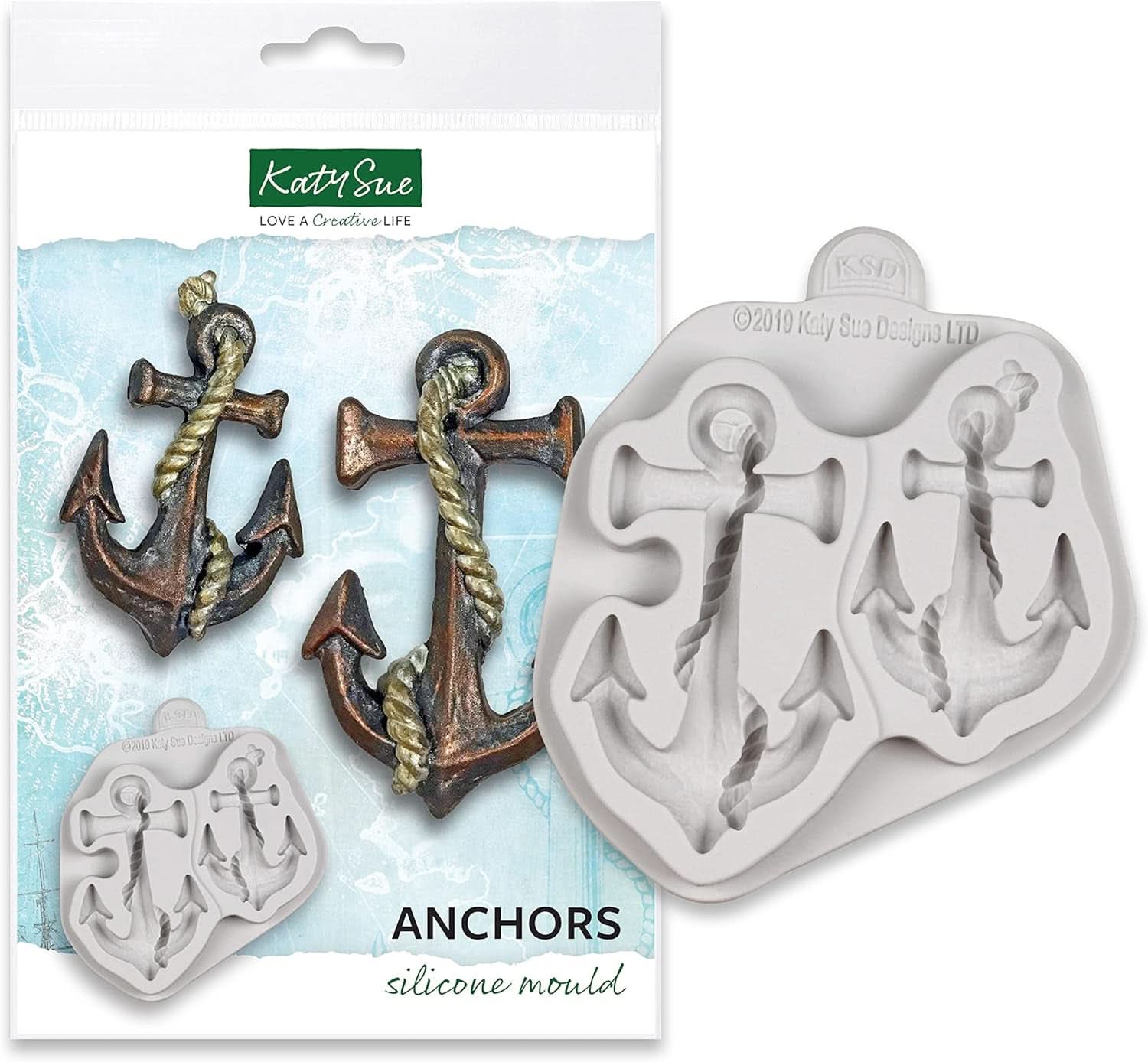 Katy Sue, Formy silikonowe do dekoracji Nautic - Ancore Bucatarie Naty Shop