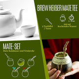 VITSTORM® Slim Tea Kardamon – BIO Herbata Yerba Mate – Herbata oczyszczająca i moczopędna – 100G