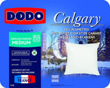 DODO 64476 Poduszka Calgary, puch/gęsia i kacza skóra, 65 x 65 cm, biała Naty Shop Standardowe poduszki