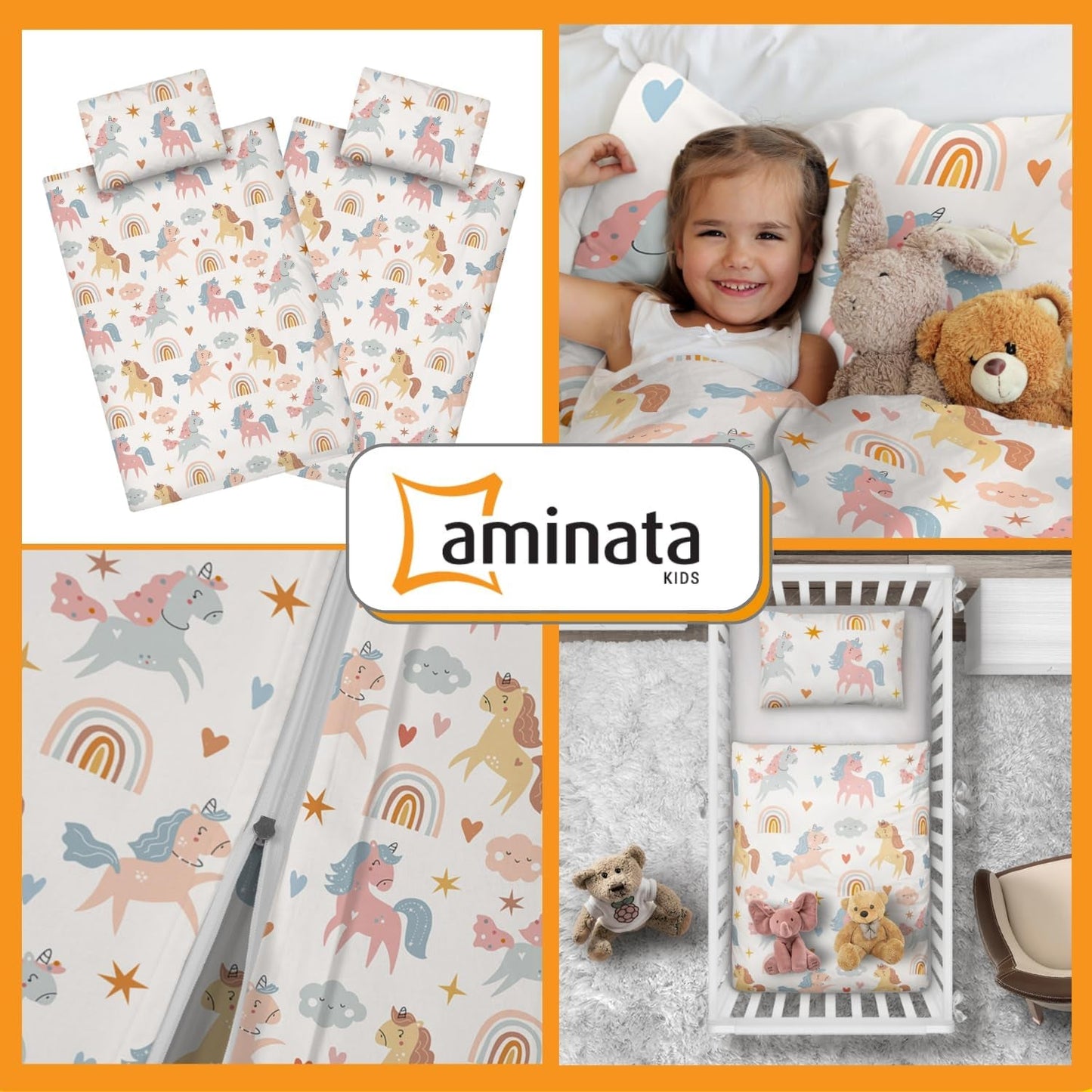 Aminata Kids Pościel dziecięca bawełniana Pościel dziecięca Sklep Naty