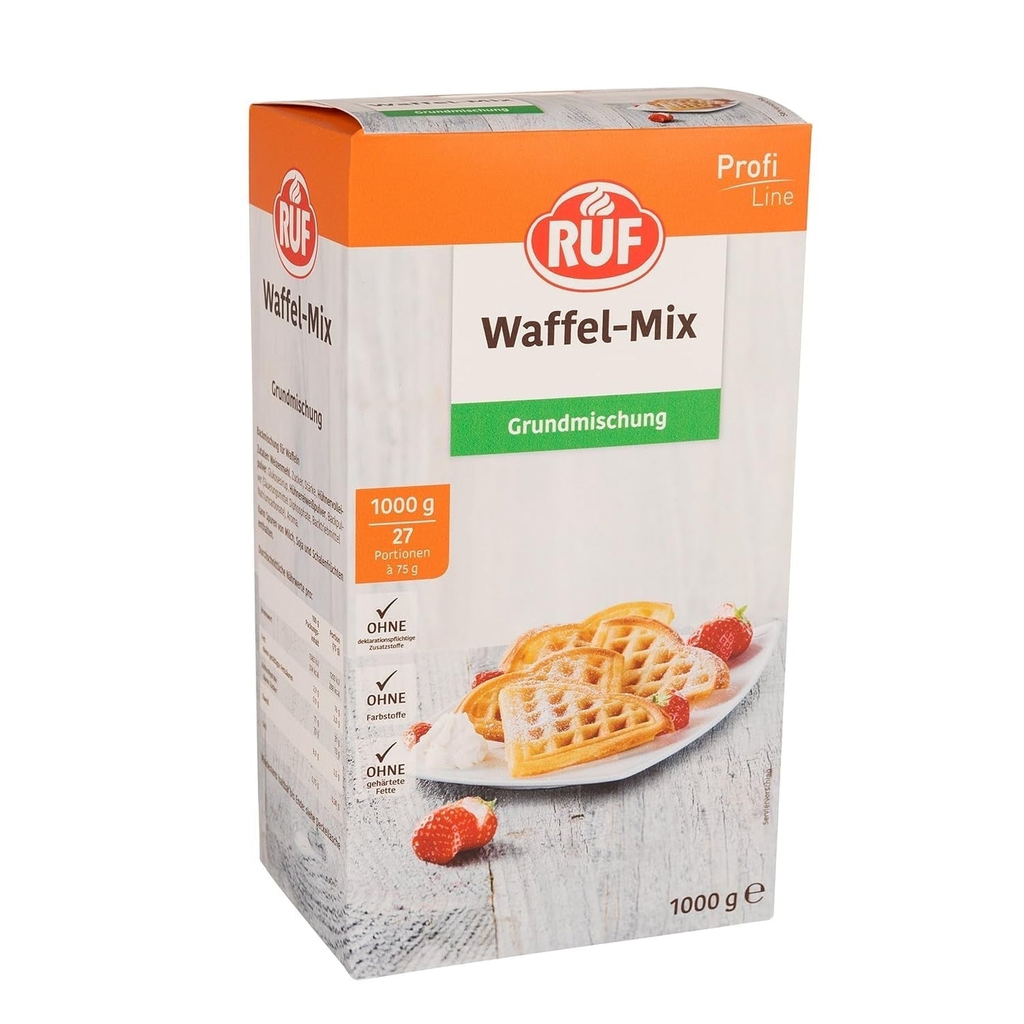 RUF Rührkuchen Backmischung, Nur Wasser & Öl Zugeben, Rezeptur Für Blechkuchen, Kastenkuchen, Muffins, Gugelhupf Und Tortenböden, 1X1000G Mieszanka do pieczenia i gotowania Naty Shop Wafelteig 1 Kg (opakowanie 1Er)