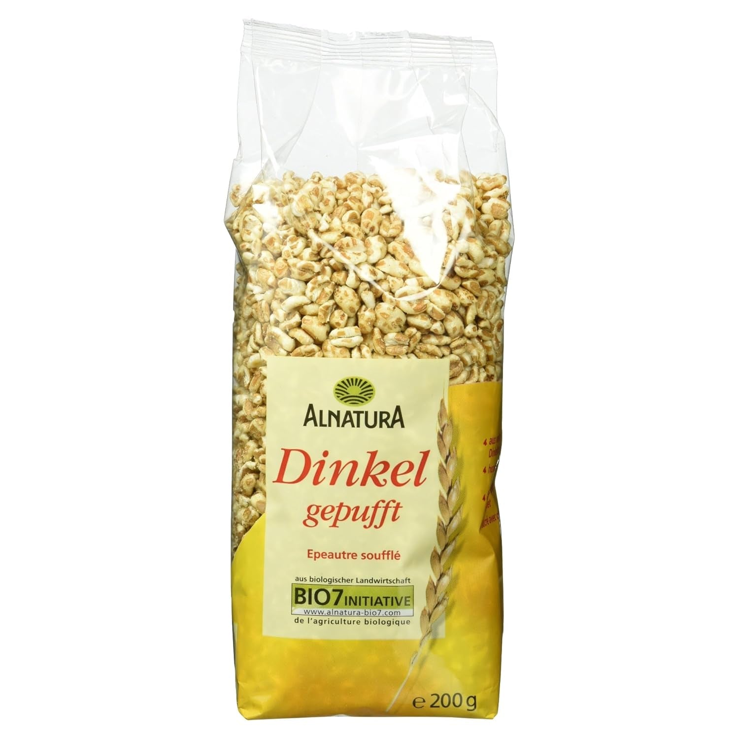 Bio Dinkel Gepuft, 200 g płatków zbożowych Naty Shop 200 g (opakowanie 1Er)