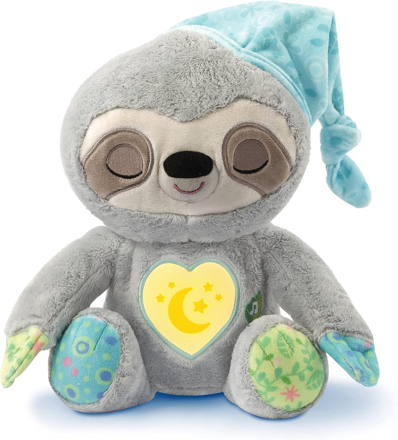 VTech Baby Schnarchi, śpiący leniwiec - Urocza pluszowa zabawka, która pomoże Ci zasnąć - Z naturalnymi i codziennymi dźwiękami, muzyką i nocnym światłem - Dla dzieci od urodzenia Bebe Toys Naty Shop
