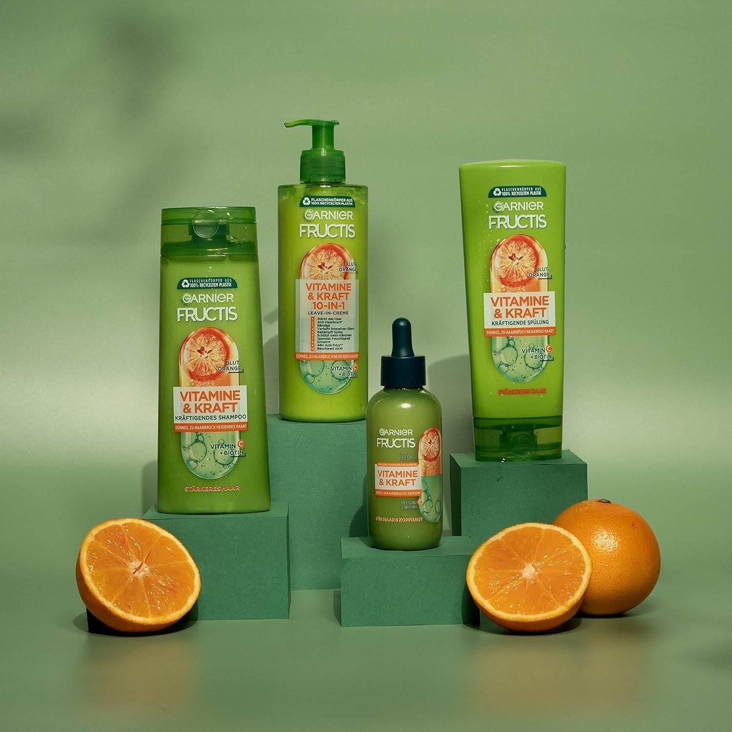 Garnier Serum wzmacniające do przerzedzających się włosów i skóry głowy Skuteczne przeciw wypadaniu włosów 2 x 125ml Garnier Hair Care