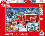 Schmidt Spiele 57598 Coca Cola Świąteczna ciężarówka 1000 elementów Puzzle Naty Shop Domyślny tytuł