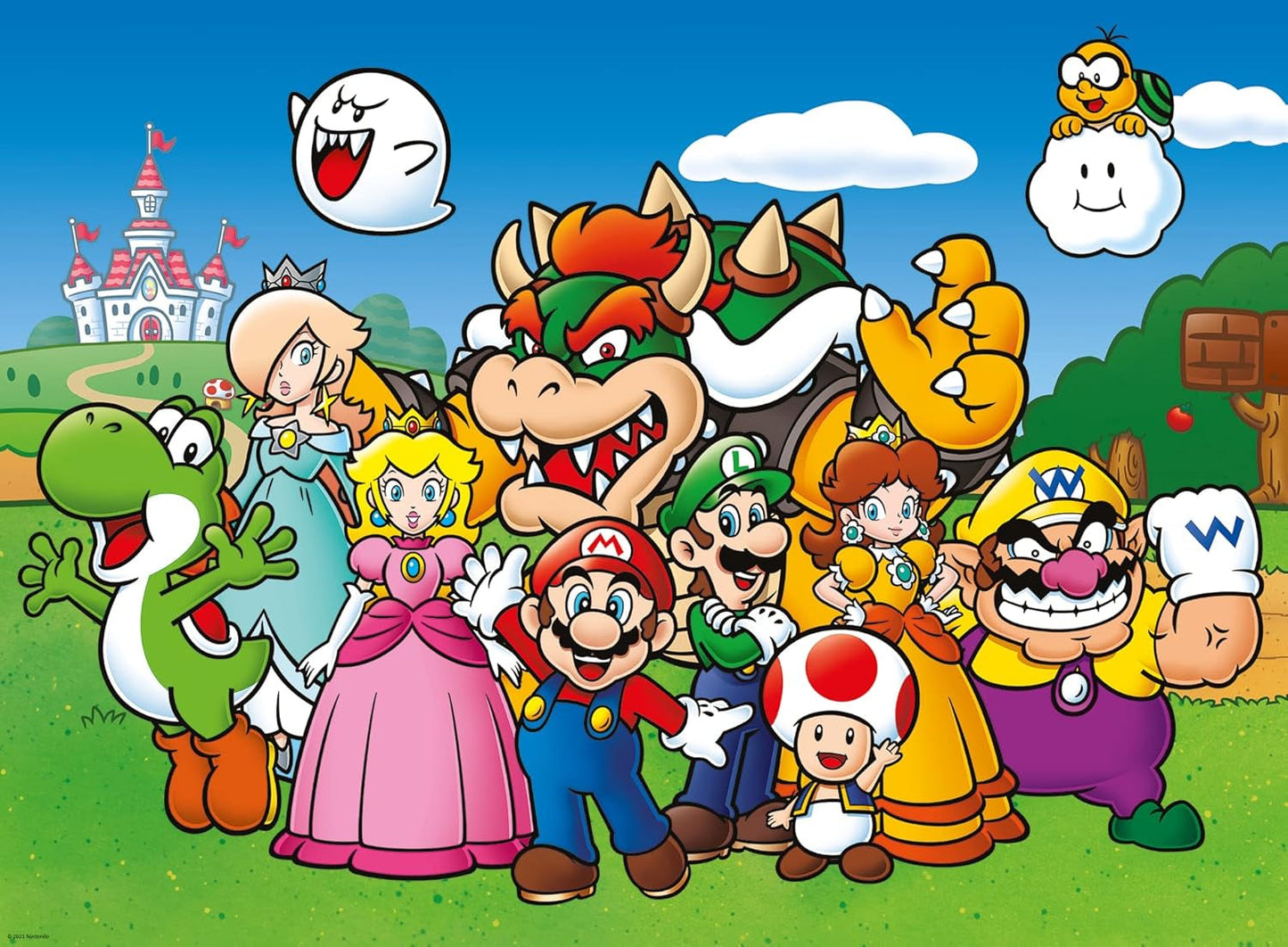Puzzle dla dzieci 100 elementów XXL - Nintendo Super Mario Fun Puzzle Naty Shop