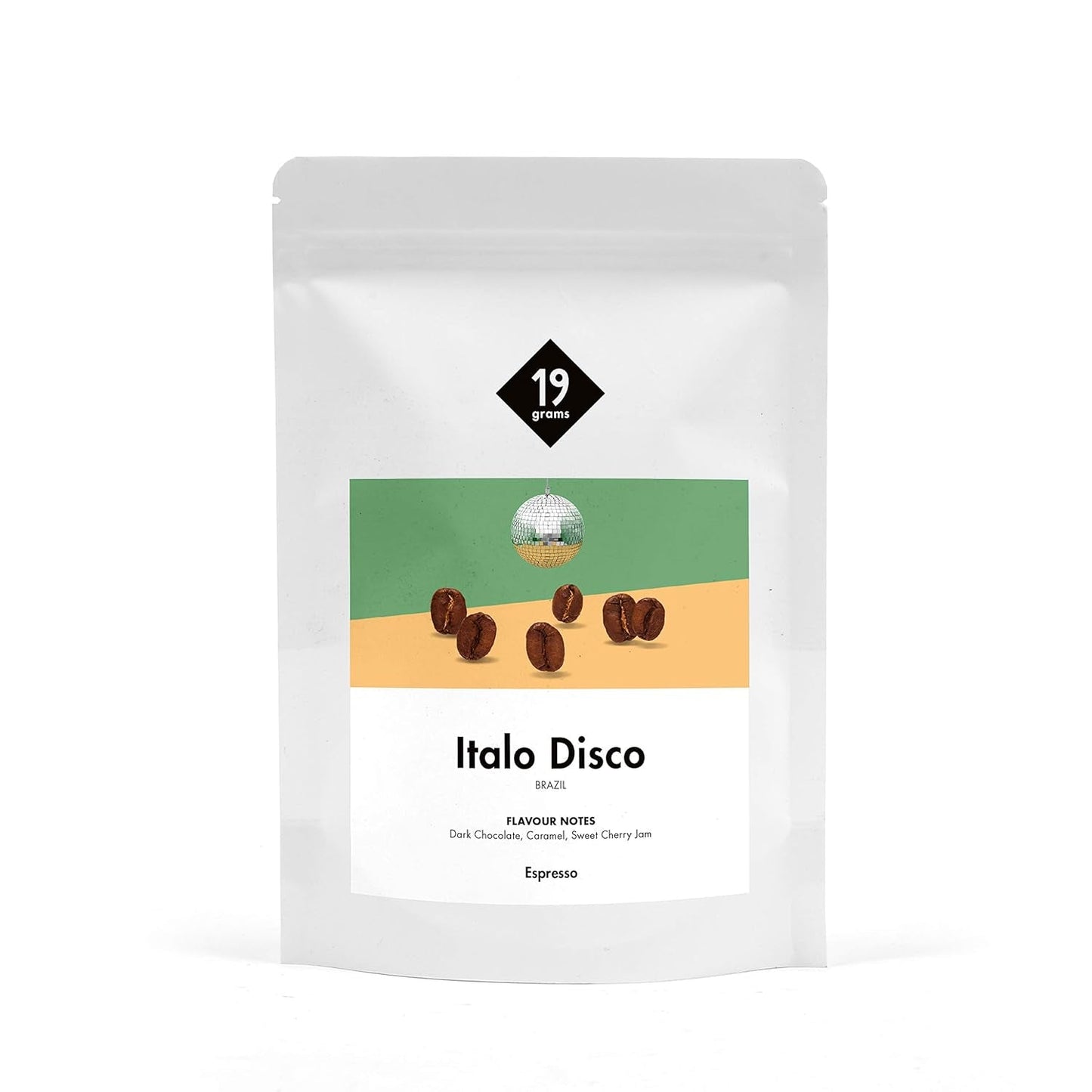 Italo Disco Espresso | 250g gęsi Bohne | sprawiedliwe i zrównoważone | frisch geröstet | 100% Arabika Kaffeebohnen | kawa speciality | 19 gramów Kaffeerösterei