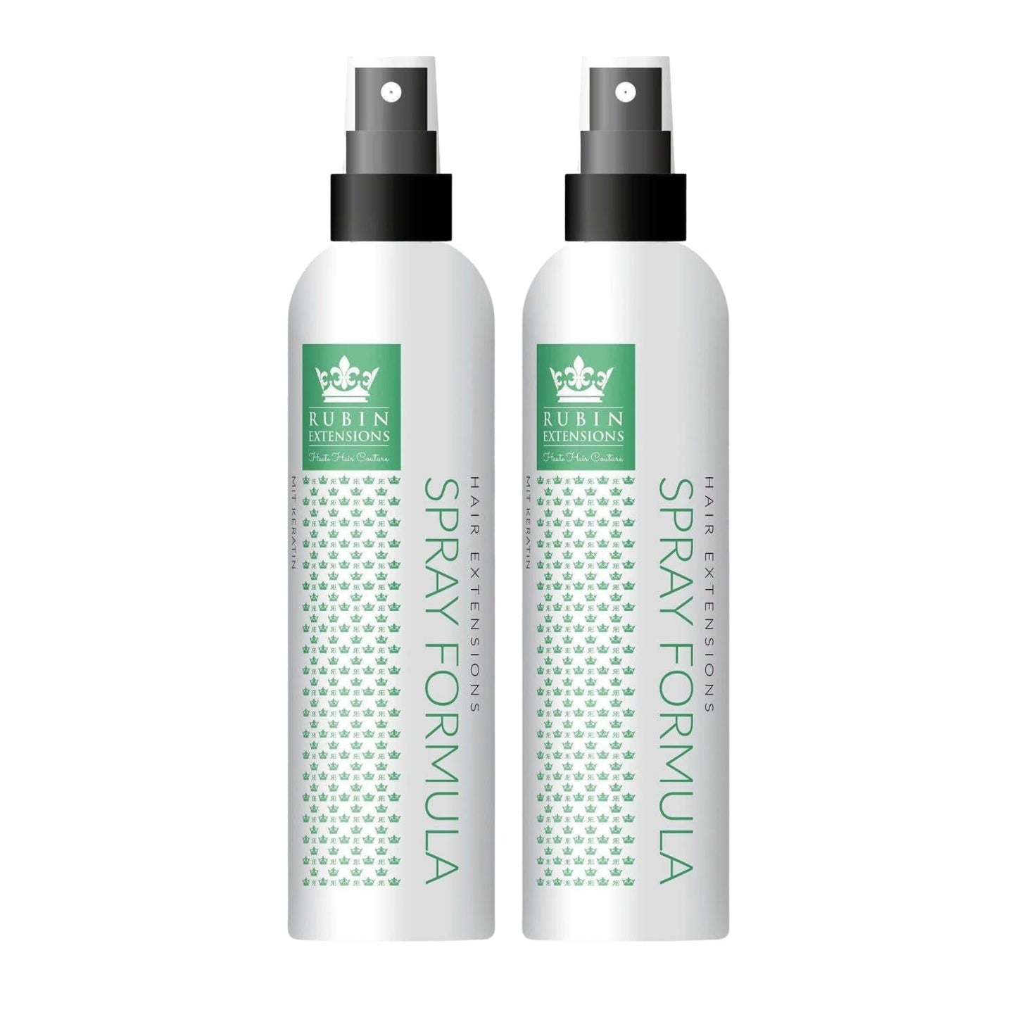 Dwufazowy spray do pielęgnacji ludzkich włosów doczepianych | wysoko skoncentrowana keratyna, kolagen i B5 | ochrona i połysk taśm do przedłużania ludzkich włosów | idealny do przedłużania i warkoczy z ludzkich włosów | Produkty do rozczesywania włosów 2-pak Naty Shop 200 ml (2 sztuki w opakowaniu)