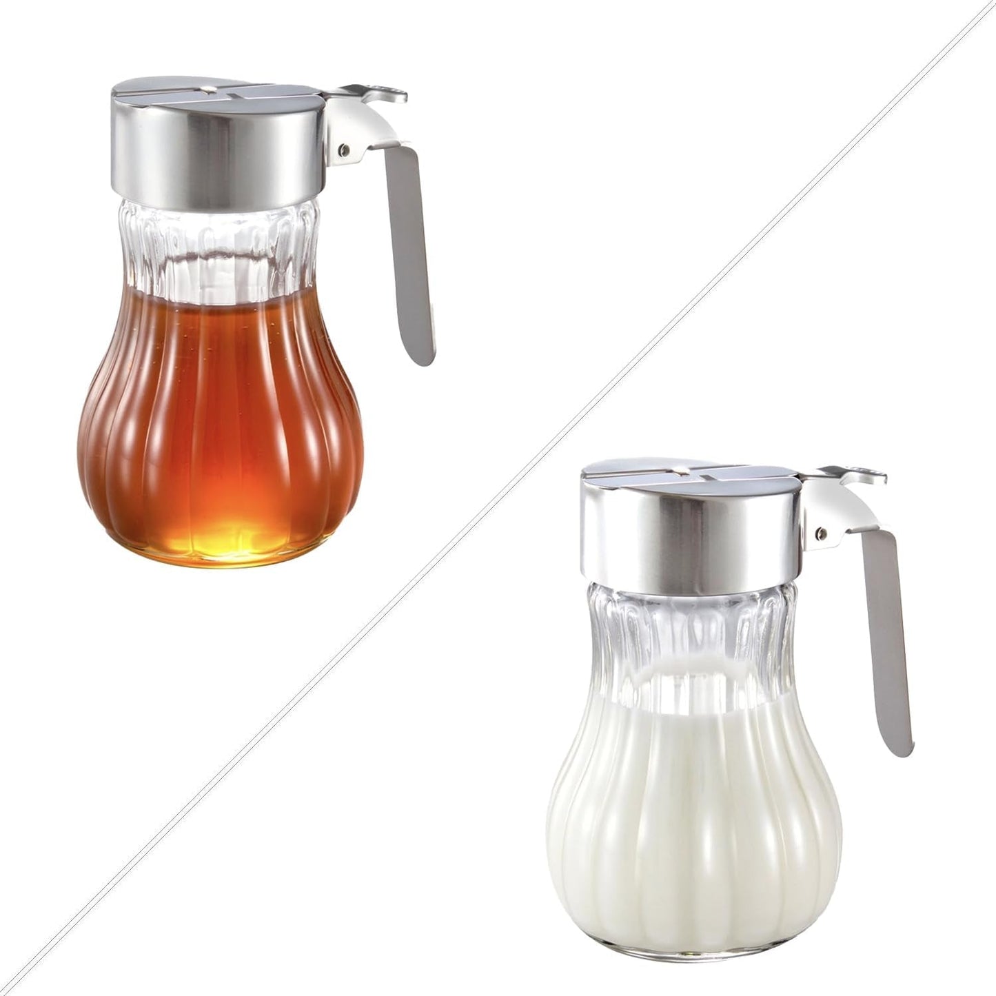 Kubek na śmietankę/miód Tescoma CLASSIC 250 ml, stal nierdzewna i wytrzymałe szkło, idealny do domu i gastronomii, trwały i funkcjonalny