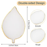 Żywica Nail Art Palette Blatt Form Nail Art Werkzeuge Kit Żelowy lakier do paznokci Farben Mischen Palette Für DIY Nail Art Makijaż Nagel Dekoration Zubehör