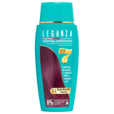 Leganza Naturalny balsam do farbowania włosów Color 71 Café Latte | Farba do włosów bez amoniaku | Wzbogacony 7 naturalnymi olejkami | 150 ml Farba do włosów Naty Shop 51 Ciemne Wiśnie Morello