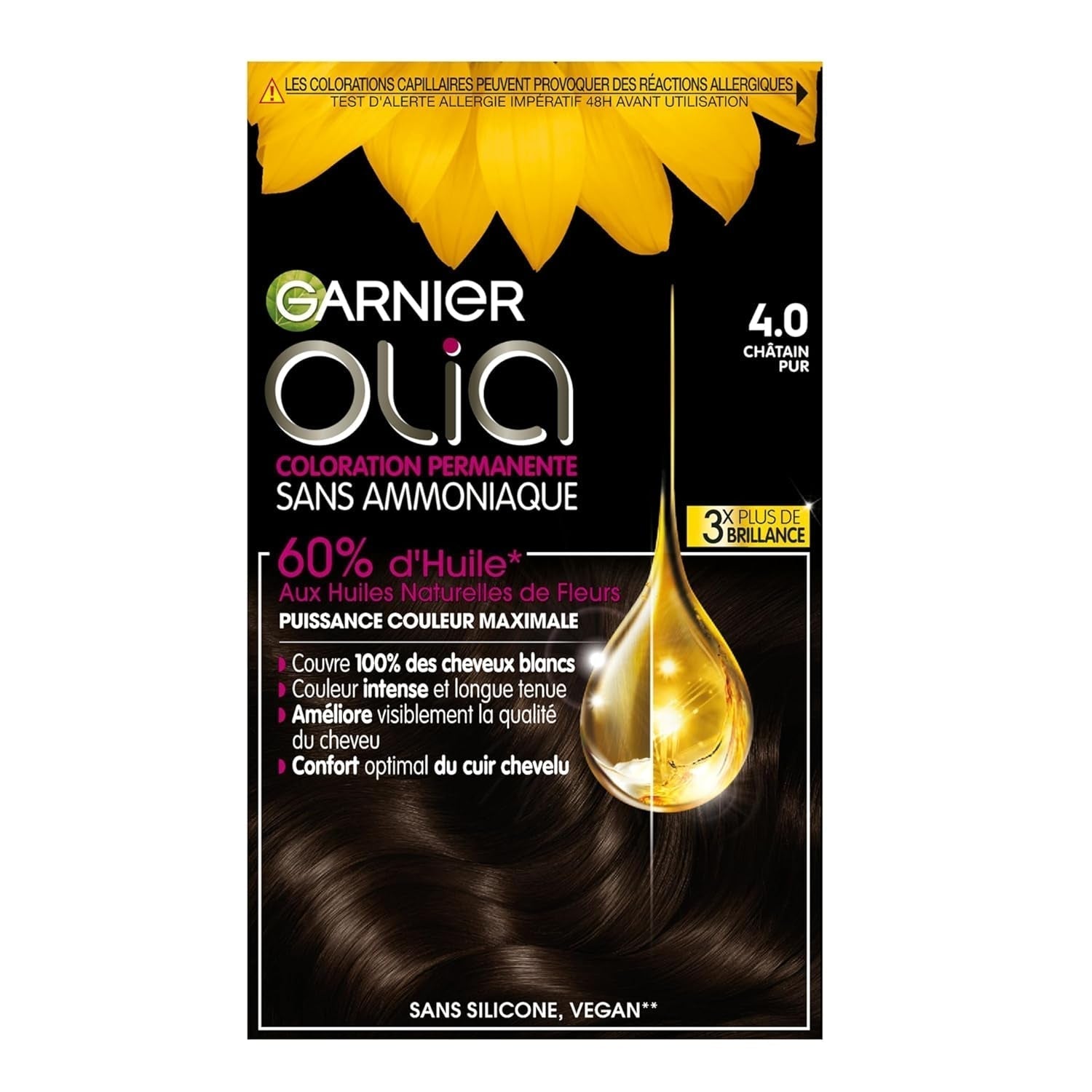 GARNIER OLIA - 4.0 pure chatain Farba do włosów Naty Shop Domyślny tytuł