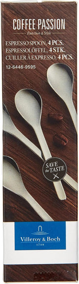 Villeroy And Boch - Zestaw łyżek do espresso Coffee Passion, 4 szt., 10 cm, stal nierdzewna 18/10 Kitchen Naty Shop