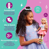 Brokatowe dziewczyny - lalki Sunnie - lalka przegubowa Sunnie 36 cm - blond włosy i zielone oczy - zabawka dla 3 lat i więcej