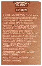 Dr. Oetker Vitalis Chocolate Muesli Classic: Muesli śniadaniowe z mleczną i gorzką czekoladą, opakowanie 7 szt. (7 x 600 g)