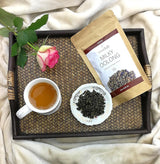 MLECZNA OOLONG 100G, herbata premium Oolong o charakterze zielonej herbaty, półfermentowana herbata zielona sypana, Teaclub Green Tea Loose Leaves