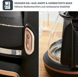 Ekspres do kawy Tefal Includeo z filtrem, Ekspres do kawy Niezwykle łatwy w obsłudze, Odpowiedni dla osób prawo- i leworęcznych, Automatyczne otwieranie pokrywy, 1,25 l, 10 do 15 filiżanek, CM533811