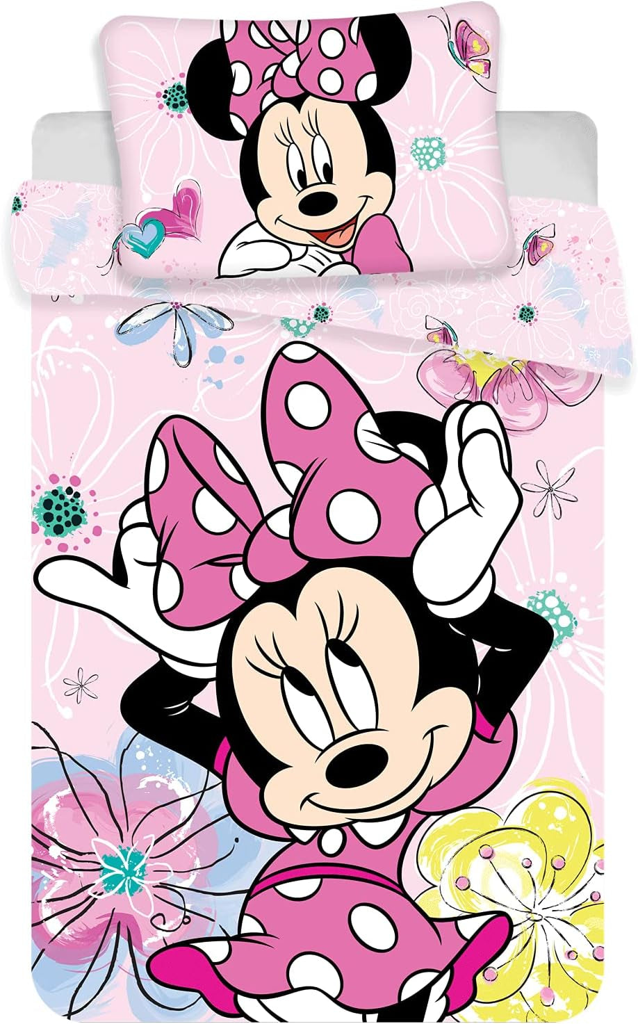 Komplet pościeli dziecięcej Myszka Minnie, bawełniana Pościel - dziecięca Naty Shop Domyślny tytuł