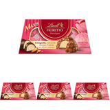 Czekolada Lindta | Zestaw upominkowy FIORETTO Zabaione | 138g | 6 pralinek z mlecznej czekolady z nadzieniem truflowym Zabaione i chrupiącą polewą, zawierające alkohol | Czekoladowy prezent
