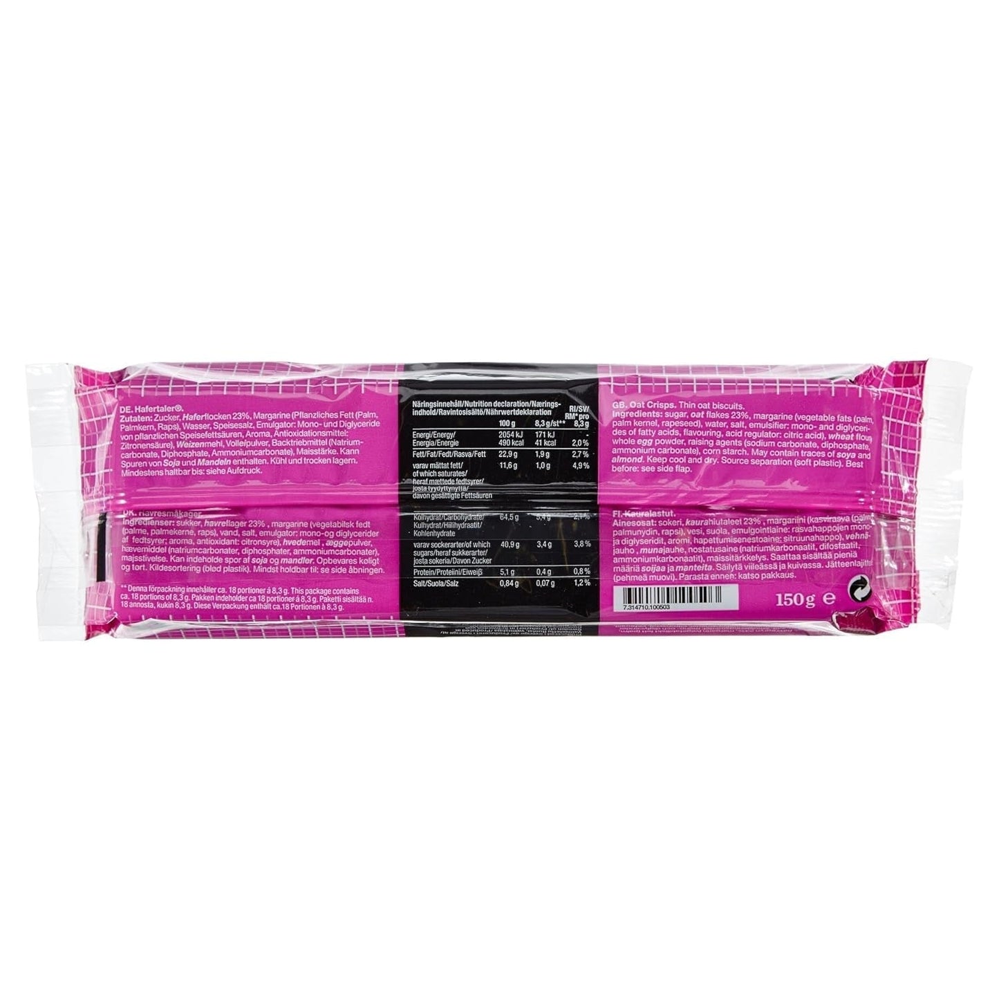 Gille Szwedzkie krakersy owsiane, 150 g (1 opakowanie)