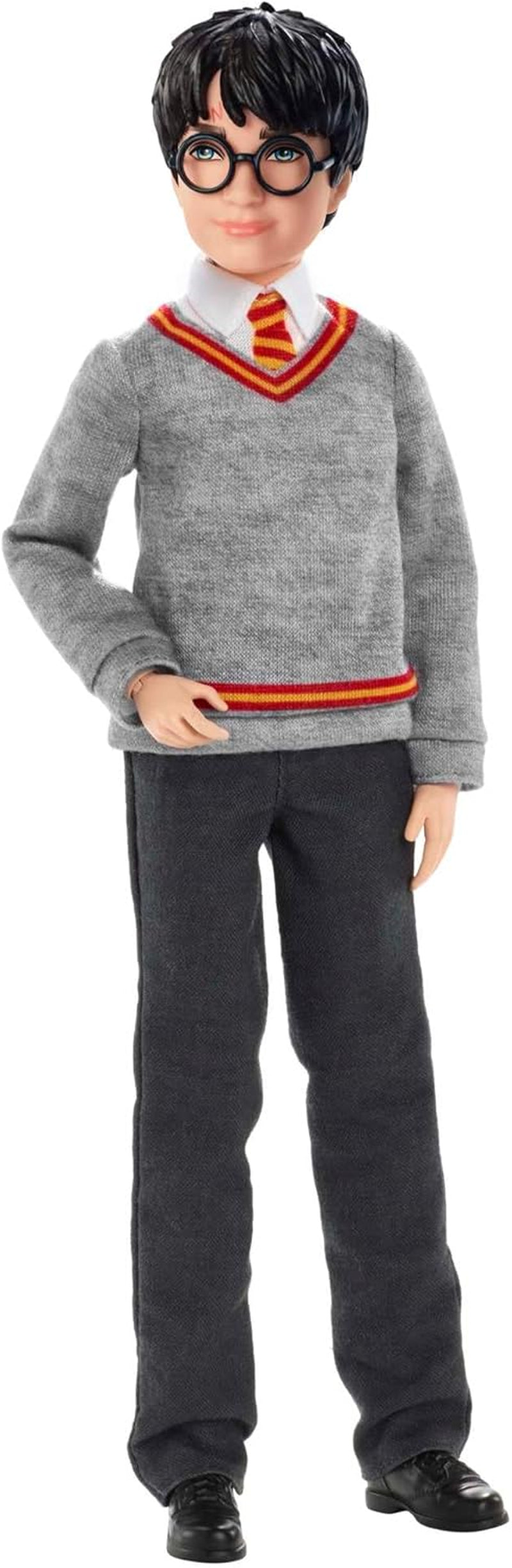 Mattel Harry Potter - lalka kolekcjonerska (około 26 cm) z mundurkiem Hogwartu, szatą Gryffindoru i różdżką, zabawką od 6 lat FYM50 Figurki Naty Shop