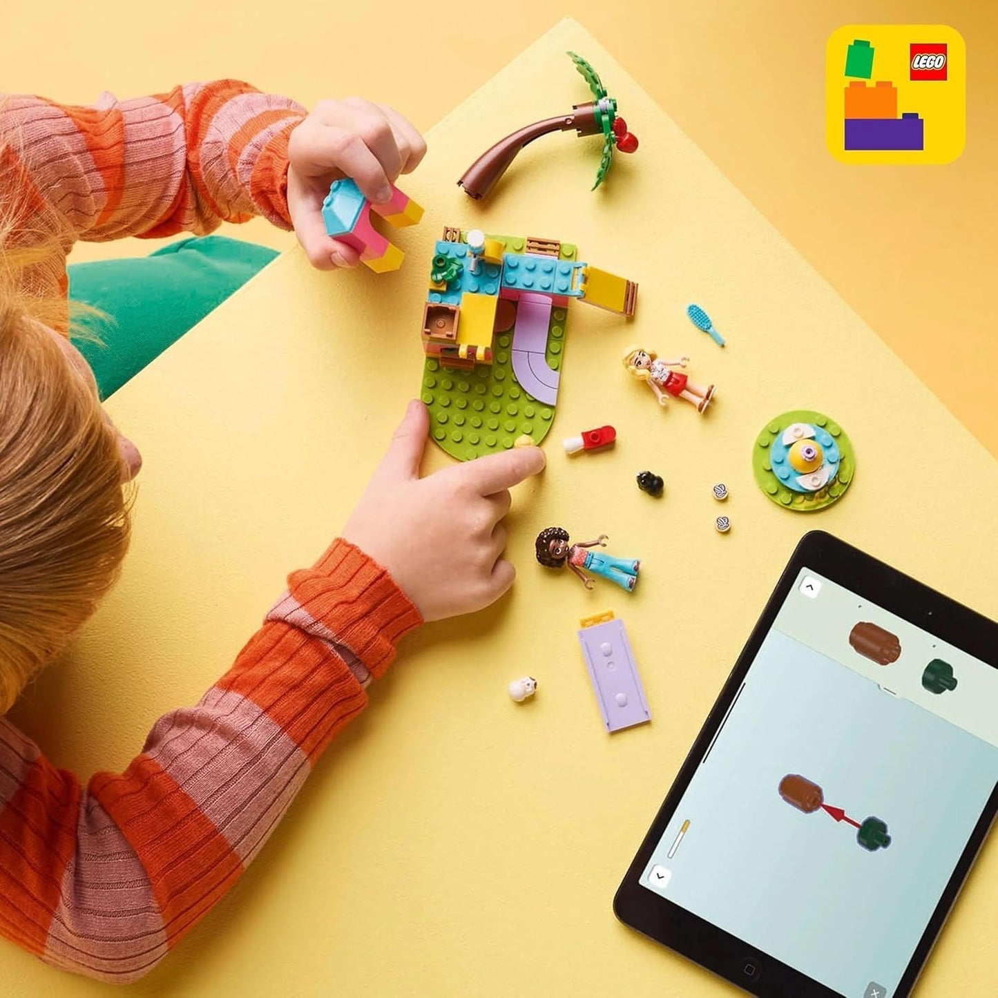 LEGO Friends Plac zabaw dla świnek morskich Zestaw do budowania i udawania z 2 minifigurkami i 2 zwierzętami Zestaw zwierząt dla dziewczynek powyżej 5. roku życia 42640 Zestawy do budowania Besuche den LEGO-Store