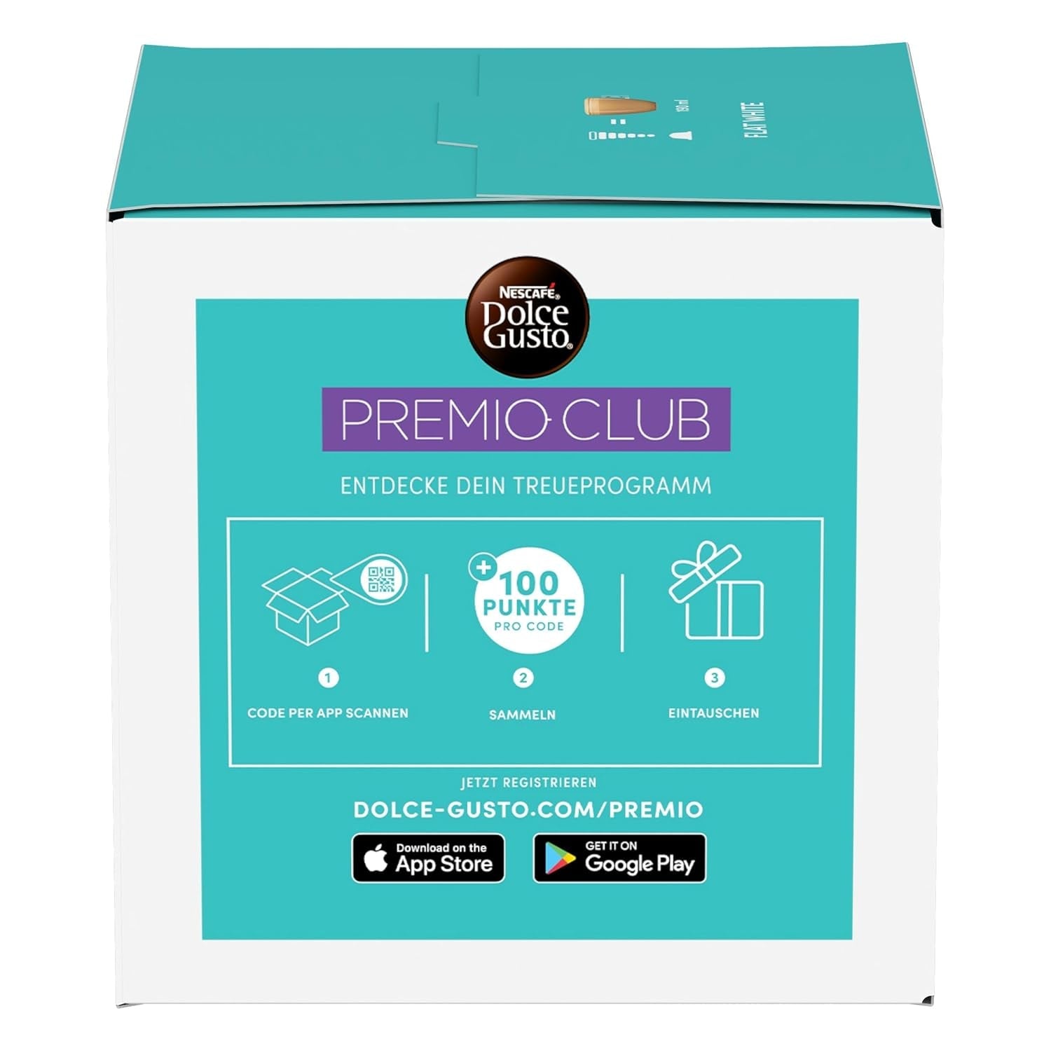 NESCAFÉ DOLCE GUSTO Flat White Kaffeekapseln 3-pak (3 x 16 Kapseln)