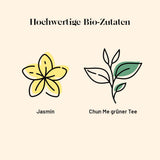Herbata Kusmi - Opakowanie 2 sztuk - Zielona herbata jaśminowa - Organiczna mieszanka zielonej herbaty jaśminowej - 100% organicznej zielonej herbaty - Można spożywać na gorąco lub na zimno - 2X20 torebek herbaty