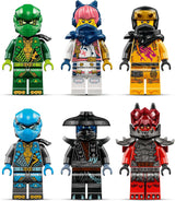 LEGO NINJAGO Smok chaosu Thundertooth — zabawka z 6 minifigurkami ninja — zestaw konstrukcyjny do odgrywania ról dla chłopców i dziewcząt w wieku od 8 lat — prezenty dla fanów serialu telewizyjnego „Powrót smoków” 71832 Zestawy do budowania Zobacz sklep LEGO