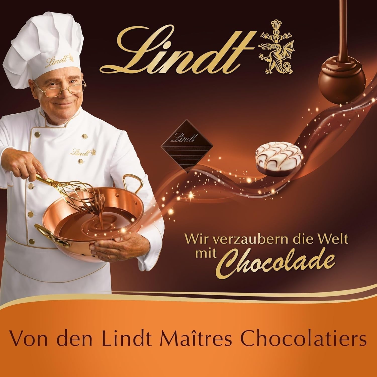 Lindt Schokolade - PATISSERIE Mousse Au Chocolat | 6 X 110 G | Backmischung Für 4 Porcje Fluffige Mousse Al Cioccolato Aus Finester Schokolade | Cukiernia | Mieszanka wsteczna | Schokoladengeschenk Mieszanka do pieczenia i gotowania Naty Shop