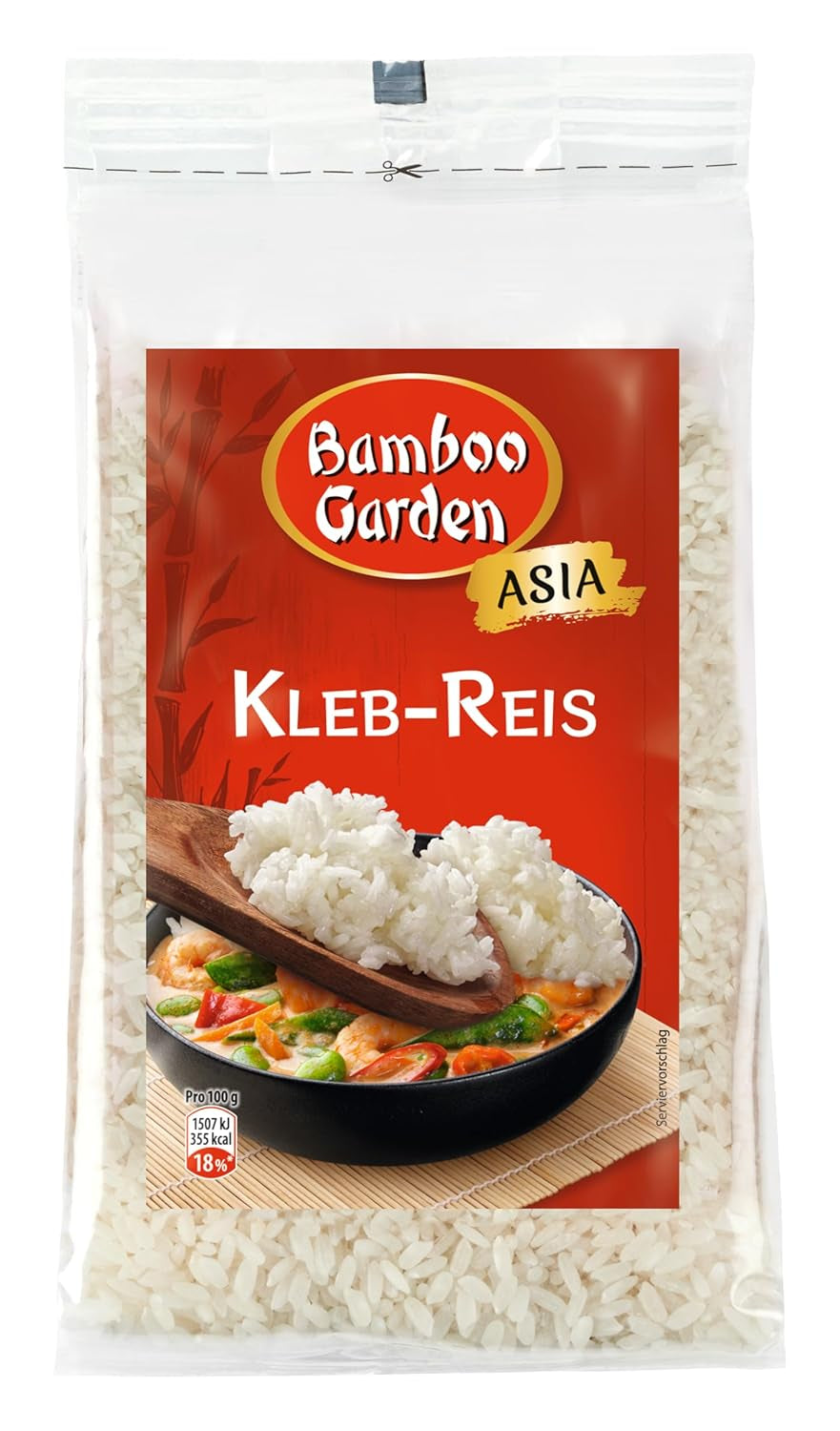Bamboo Garden - Ryż kleisty, 500g w torebce