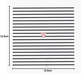Serwetki Grafik Werkstatt z napisem 20 sztuk 25cm x 25cm czarno-białe serce (2 szt.)