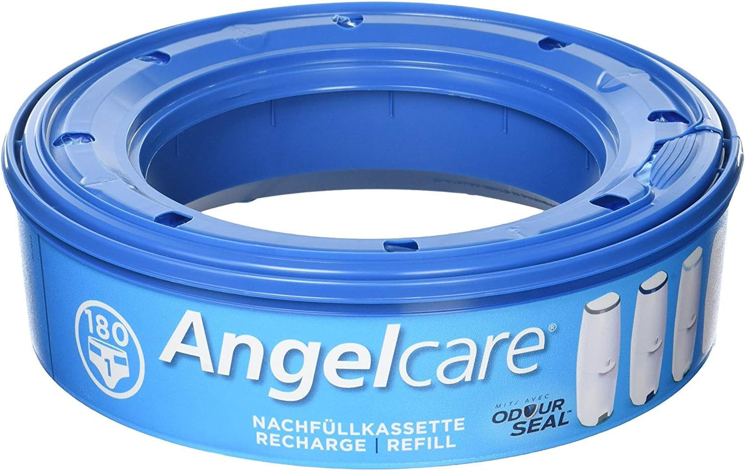 Pudełko uzupełniające 2320 Plus 2017 (6 szt.) i pudełko chusteczek nawilżanych Pampers Harmony Aqua Baby, 720 chusteczek (15 x 48), delikatna ochrona skóry, zawierająca 99% wody