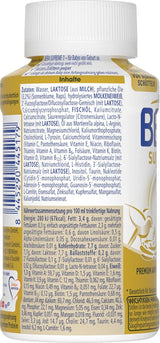 BEBA Nestlé BEBA SUPREME 1 Mleko dla niemowląt: gotowe do spożycia butelki z kwasami Omega 3, opakowanie 4 szt. (1 x 200 ml)