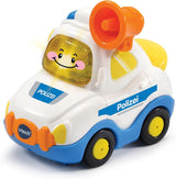 Vtech TUT TUT Baby Flitzer - Policja - Od 1-5 lat & TUT TUT Baby Flitzer - Wóz strażacki - Autko z muzyką, przyciskiem świetlnym, zdaniami i ciekawymi dźwiękami - Od 1-5 lat Baby Toys Naty Shop