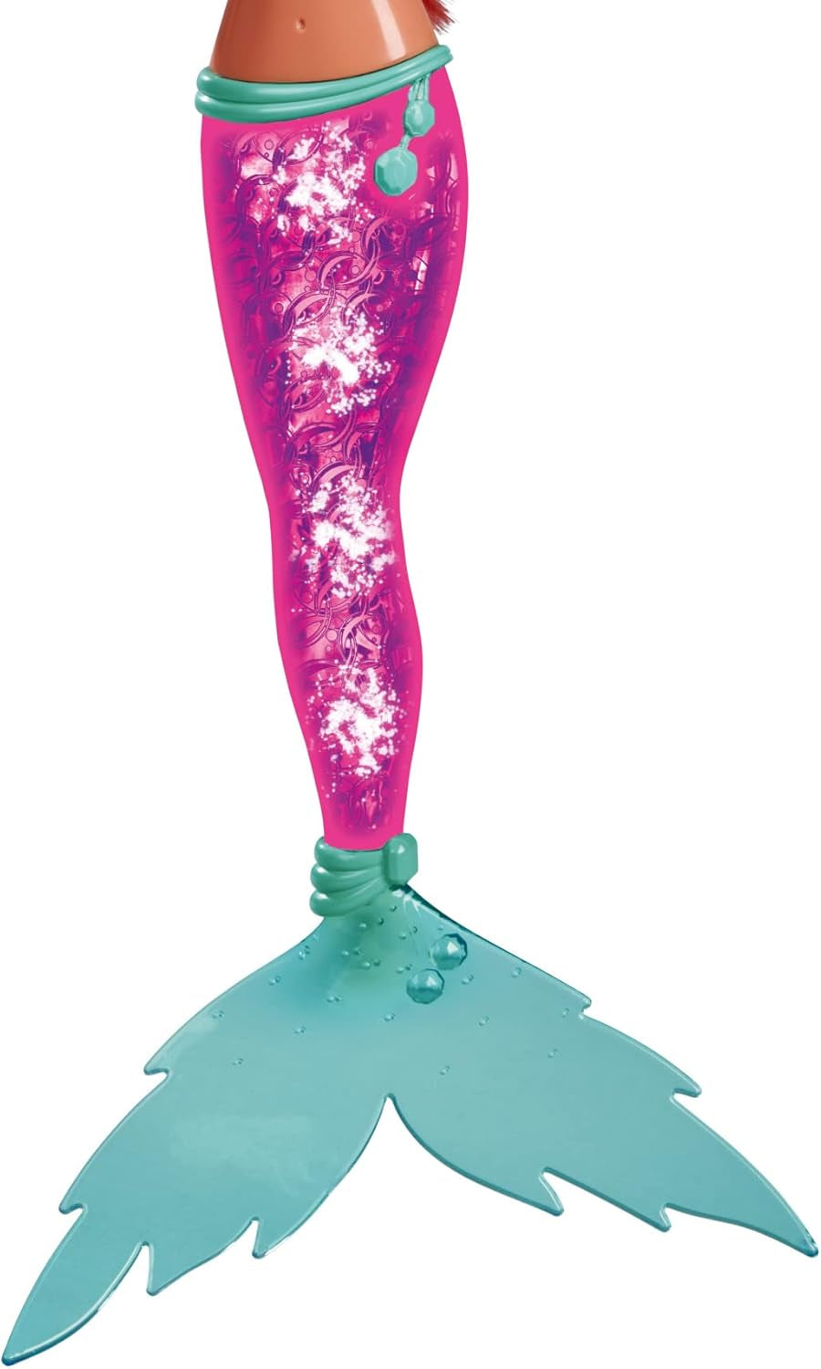 Simba 105733656 - Steffi Love Sparkling Mermaid Doll (39 cm) - Świecąca syrenka zmieniająca kolor Luminous Rainbow Wodoodporna zabawka dla dzieci w wieku 3 lat i więcej