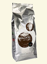 Maxi Crema 1000g Kawa ziarnista - Oryginalna włoska mistrzostwo palenia dla najwyższych wymagań! Kawa, Cappuccino, Espresso, Latte Macchiato