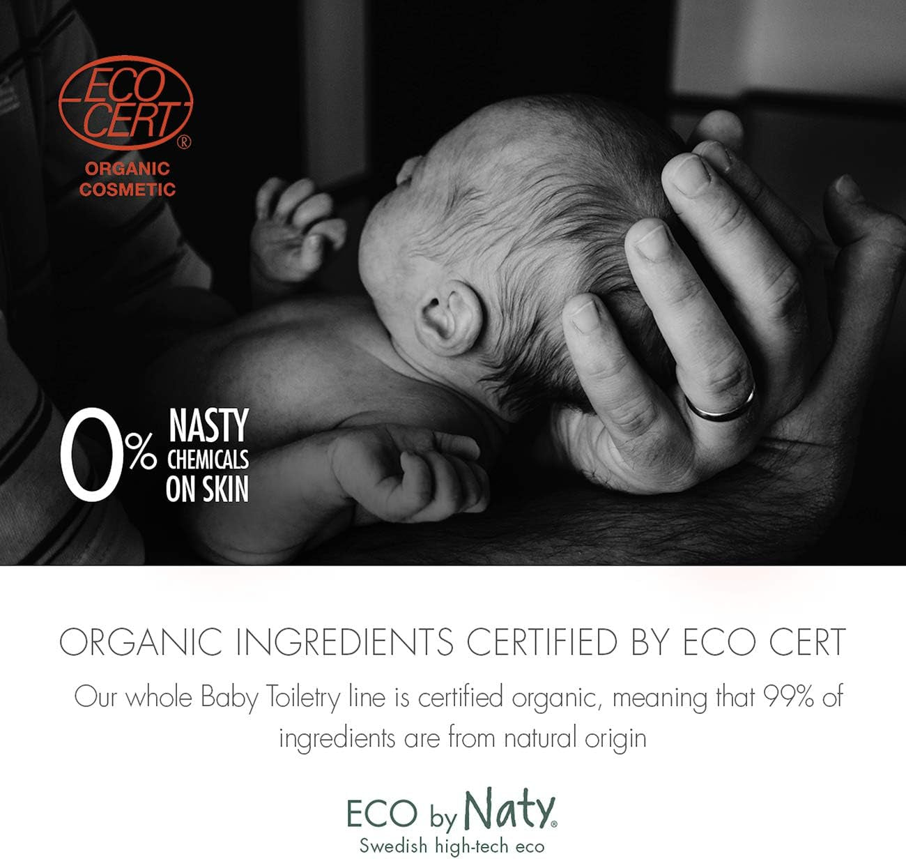 Eco by Naty, pianka do kąpieli dla dzieci, organiczne składniki roślinne, 0% substancji zapachowych, hipoalergiczna i testowana dermatologicznie, butelka 200 ml Dzieci - Kąpiel i pielęgnacja skóry Naty Shop