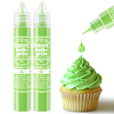 Barwnik spożywczy w żelu - HXDZFX 2×30ml, barwnik spożywczy bez cukru, silnie skoncentrowany, do dekoracji ciast, białej fondantu, makaroników, ciasteczek, wypieków, pisanek, śluzu (fiolet winogronowy)