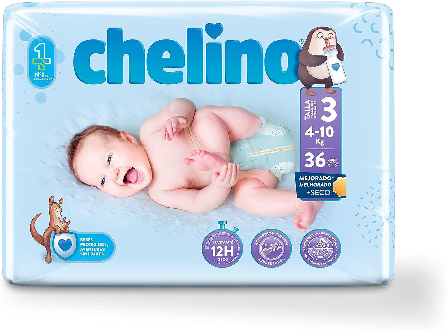 Pieluchy Indas Fashion & Love XL, rozmiar 6 (17-28 kg), 27 sztuk