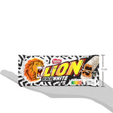 Baton czekoladowy LION Black & White, przekąska o intensywnym smaku, chrupiąca czekolada i chrupiące chipsy, nadzienie brownie, wyjątkowe doznanie rozpływające się w ustach, 1 opakowanie (5 x 30g)