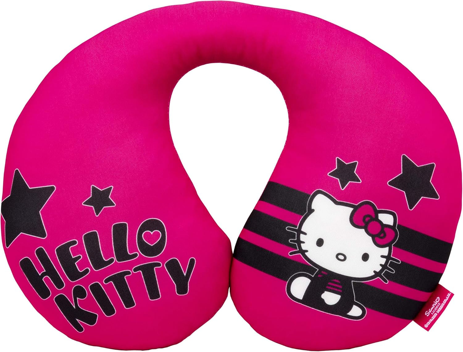 Poduszka pod szyję HELLO KITTY Gwiazdka dla chłopców i dziewcząt. Wygodny i funkcjonalny. Uniwersalny, w 100% zmywalny. Poduszki podróżne Naty Shop