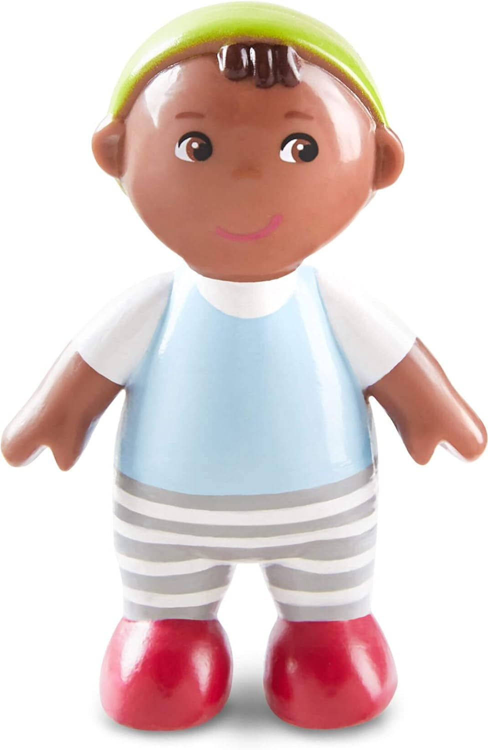 HABA 306696 — Zestaw do zabawy z rodziną Little Friends, elastyczne akcesoria dla lalek, wiek powyżej 3 lat