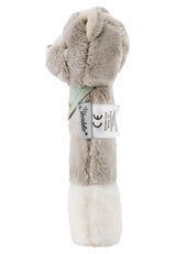 Sterntaler Piszczałka dla kota Lilly - Zabawka z miękkiego polaru - Zabawka do chwytania dla niemowląt - Pierwsze próby chwytania i zabawy, szara Bebe Toys Naty Shop