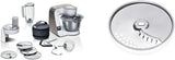 Robot kuchenny Bosch Series 4 MUM5X720, zintegrowana waga, miska ze stali nierdzewnej 3,9 l, mikser 1,25 l, 1000 W Akcesoria Żywność i karmienie piersią Bebe Naty Shop Zestaw dysków Champagne White 2 akcesoria