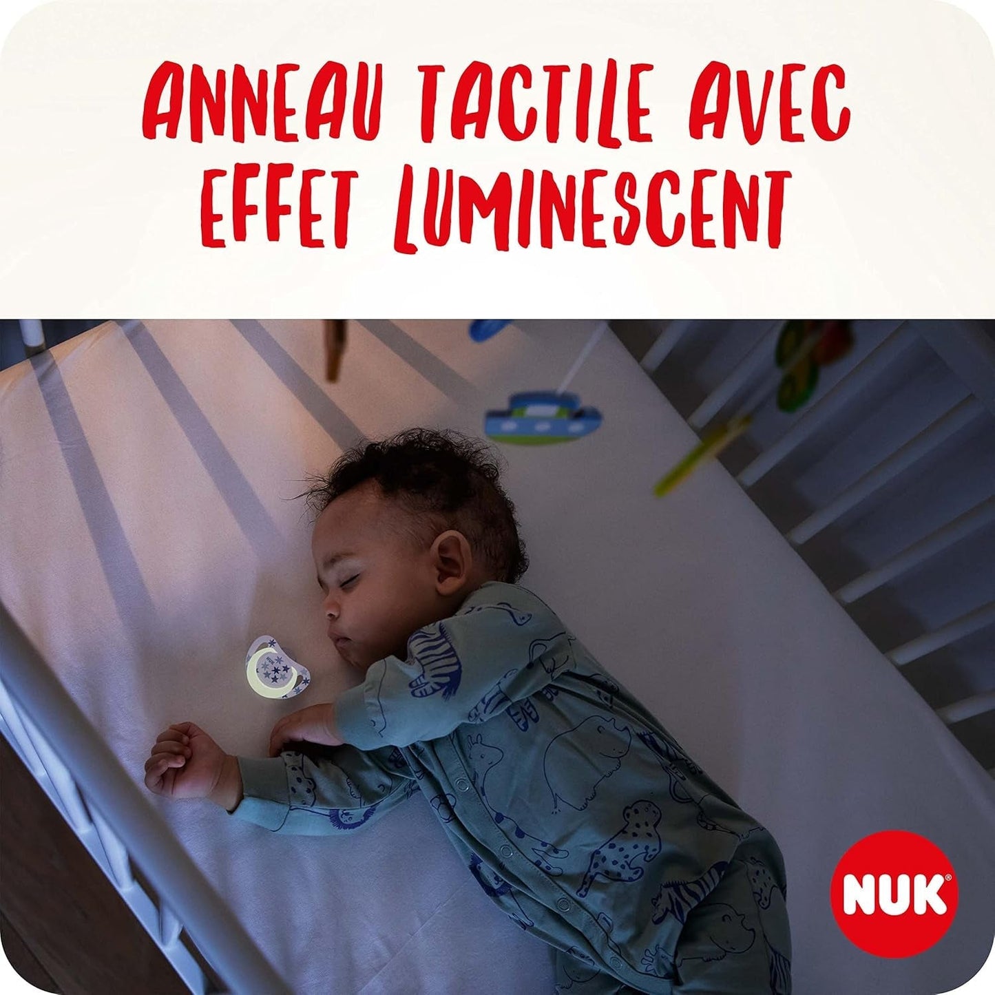 NUK Star Night & Day smoczek dla niemowląt 0-6 miesięcy świecący w ciemności silikonowy różowy kot bez BPA, 2 szt.