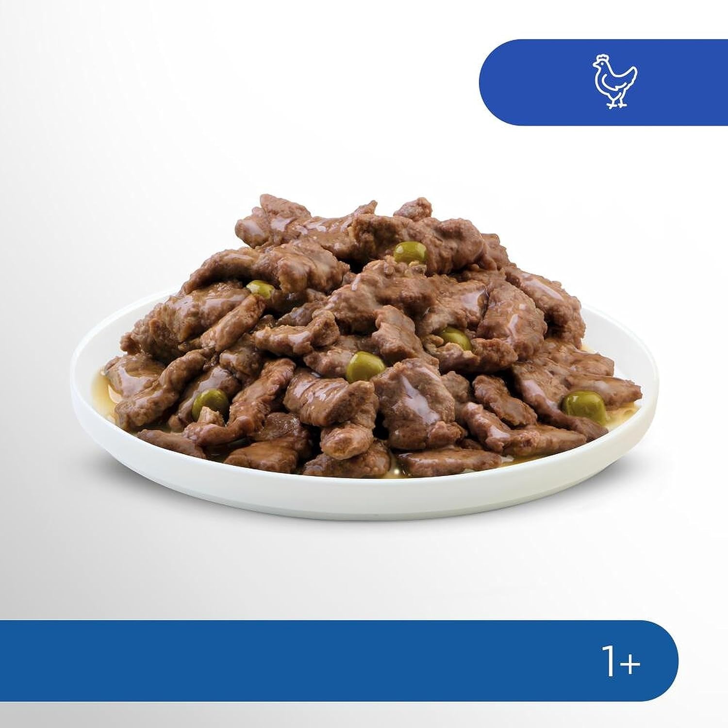 Woreczki PERFECT FIT™ dla kotów, domowe, z kurczakiem, 12 x 85 g