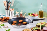 Tefal Patelnia główna 20 cm, stal nierdzewna Z powłoką nieprzywierającą Naty Shop Garnki i patelnie